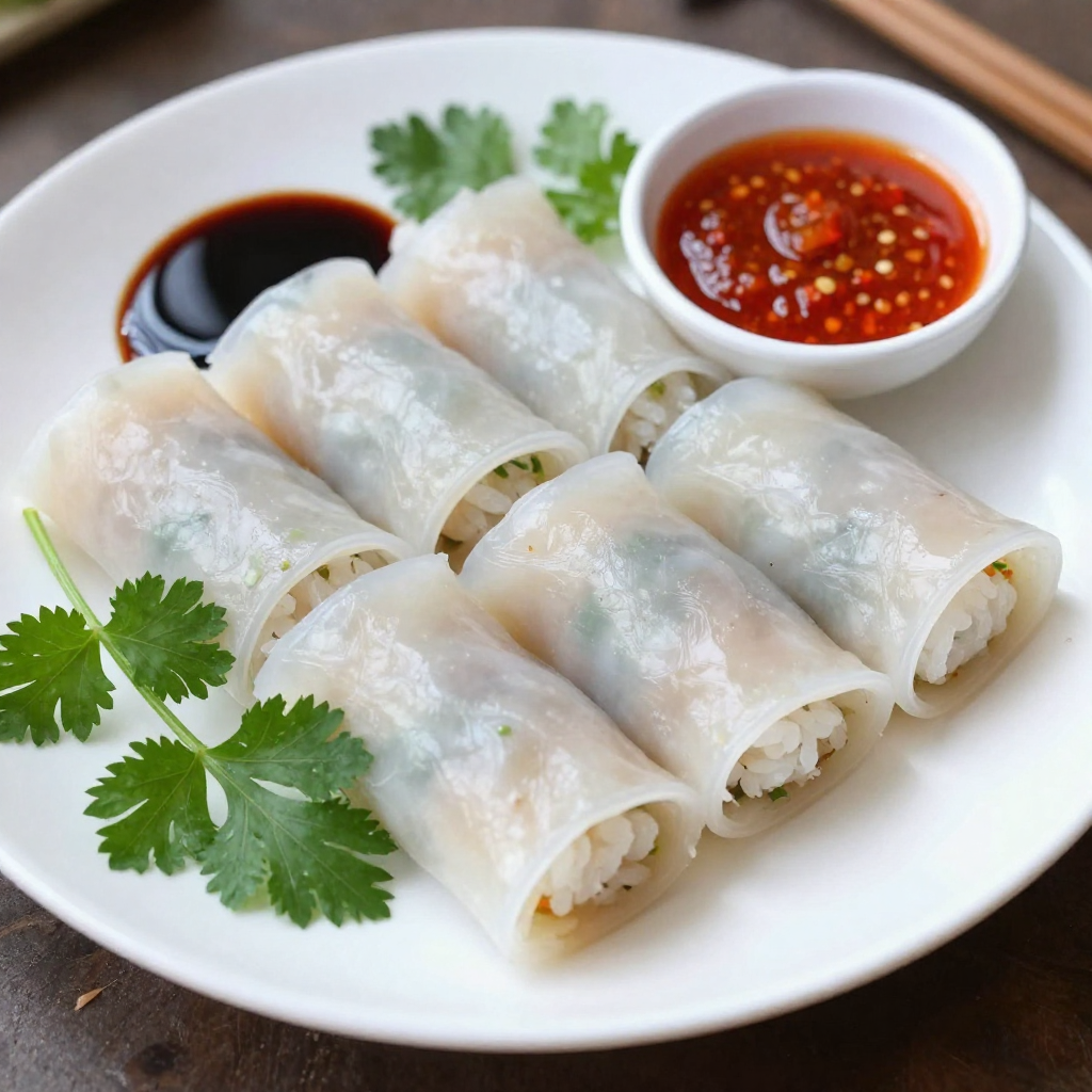 🍤 Prawn & Mango Rice Paper Rolls