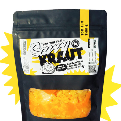 savvyferments savvykraut tom yum thai sauerkraut brighton raw unpasteurised gutcrack