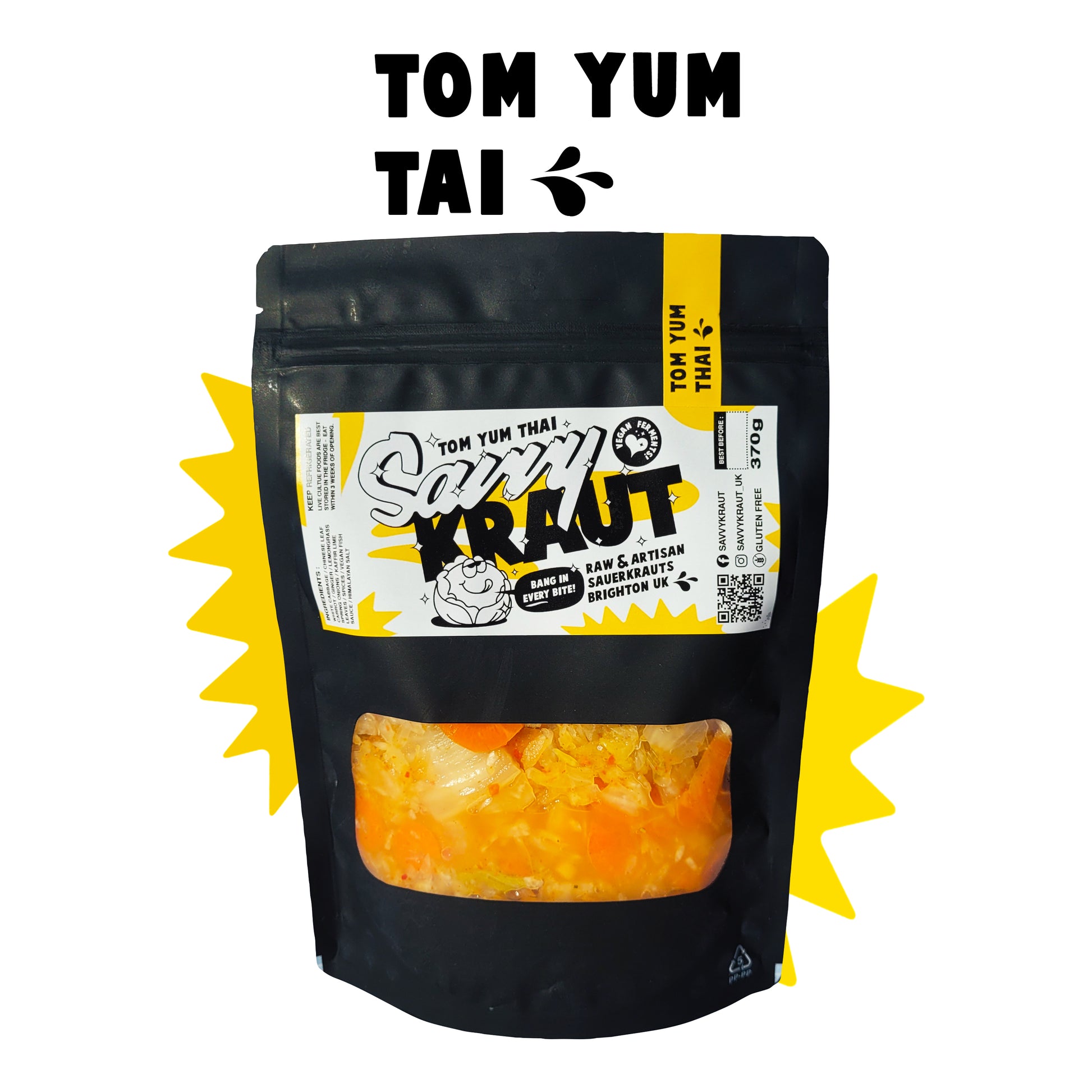 savvyferments savvykraut tom yum thai sauerkraut brighton raw unpasteurised gutcrack